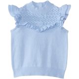 Janie and Jack Cap Sleeve Pointelle Sweater (Toddler/Little Kids/Big Kids)