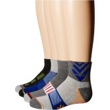 Jefferies Socks Tech Sport Half Cushion Quarter Socks 6-Pair Pack (Toddler/Little Kid/Big Kid/Adult)