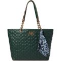 Anne Klein Quilted Chain Tote