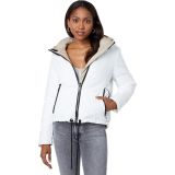 Sam Edelman Hooded Short Puffer with Drawcord Detail