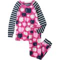 Hatley Kids Stamped Apples Organic Cotton Raglan Pajama Set (Toddleru002FLittle Kidsu002FBig Kids)