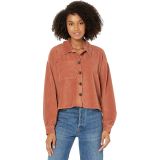 Madewell Knit Corduroy Crop Shirt-Jacket