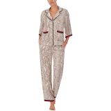 DKNY 3u002F4 Sleeve Top Pajama Set