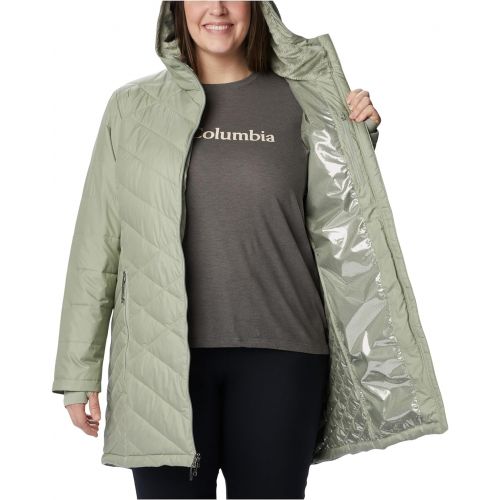 콜롬비아 Womens Columbia Plus Size Heavenly Long Hooded Jacket