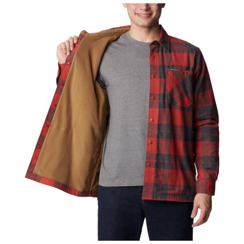 콜롬비아 Mens Columbia Cornell Woods Fleece Lined Shirt Jacket
