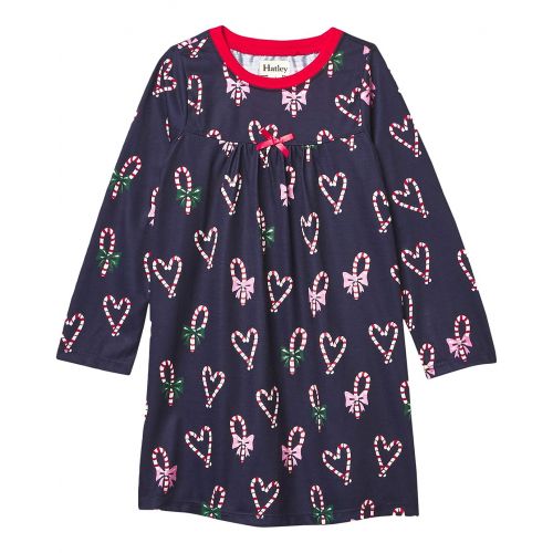 해틀리 Hatley Kids Candy Cane Hearts Nightdress (Toddleru002FLittle Kidsu002FBig Kids)