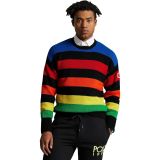 Polo Ralph Lauren Logo Striped Wool-Blend Sweater