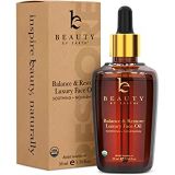 Beauty by Earth Organic Face Oil - Balance & Restore Facial Oil, Best for Oily, Acne Prone or Problematic Skin, Hydrating Oil for Face Helps Skin Look Balanced, Plump and Youthful