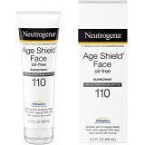 Neutrogena Age Shield Face Lotion Sunscreen with Broad Spectrum SPF 110, Oil-Free & Non-Comedogenic Moisturizing Sunscreen to Prevent Signs of Aging, 3 fl. oz