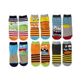 Jefferies Socks Monster Crew Socks 6-Pack (Toddler/Little Kid/Big Kid)