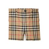 Burberry Kids Sean Check Nb Shorts (Infant/Toddler)