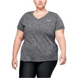 Under Armour Plus Size Tech Solid Short Sleeve V-Neck