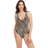 SEA LEVEL SWIM Wildside Plunge Multifit One-Piece with Macrame Detail