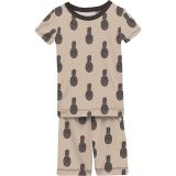 Kickee Pants Kids Short Sleeve Pajama Set with Shorts (Toddler/Little Kids/Big Kids)