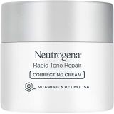 Neutrogena Rapid Tone Repair Vitamin C Brightening Correcting Cream, Tone Evening Face, Neck, and Chest Cream with Vitamin C, Retinol, and Hyaluronic Acid for Dark Spots and Wrinkl