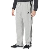 adidas Big & Tall Essentials Fleece Open Hem 3-Stripes Pants