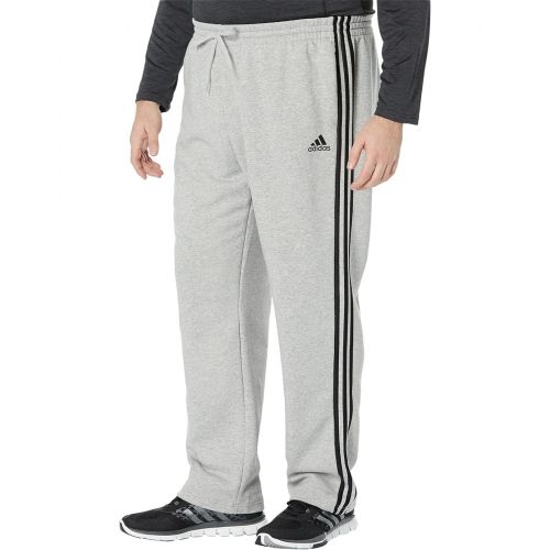 아디다스 adidas Big & Tall Essentials Fleece Open Hem 3-Stripes Pants