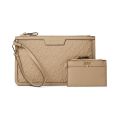 Anne Klein Embossed Logo Card Case and Pouch Set