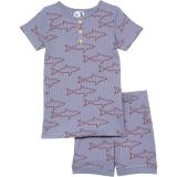 COTTON ON Sam Short Sleeve Pajama Set (Toddleru002FLittle Kidsu002FBig Kids)