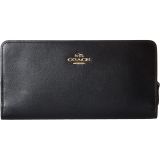 COACH Smooth Leather Skinny Wallet