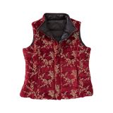 Silverts Vest Outerwear Reversible Puffer Snap