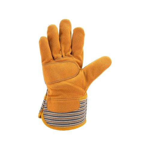 칼하트 Carhartt Mens Suede Work Glove with Safety Cuff