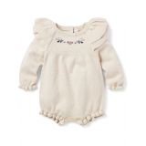 Janie and Jack Embroidered Sweater Bubble (Infant)