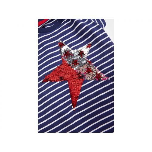 해틀리 Hatley Kids Red Star Flip Sequins Graphic Tee (Toddleru002FLittle Kidsu002FBig Kids)