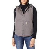 Carhartt Womens Washed Duck Hooded Vest