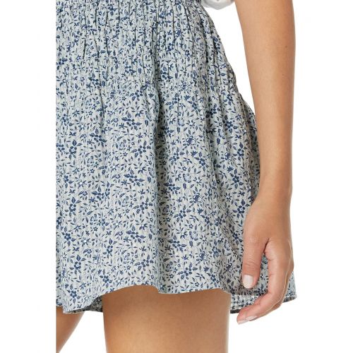 메이드웰 Madewell Smocked Pull-On Shorts in Florentine Floral