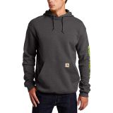 Carhartt Mens Midweight Sleeve Logo Hooded Sweatshirt (Regular and Big & Tall Sizes)