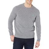 Wool Crew Neck Sweater with Multicolor Neps