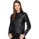 MICHAEL Michael Kors Leather Moto Jacket