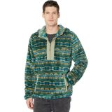 L.L.Bean Hi-Pile Fleece Hooded Pullover Print Regular