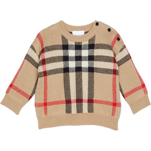 버버리 Burberry Kids Mini Denny Check Sweater (Infant/Toddler)