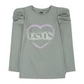 Levis Kids Puff Sleeve Graphic T-Shirt (Little Kids)