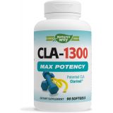Natures Way CLA-1300 Max Potency Patented CLA Clarinol, 90 Softgels