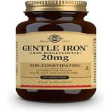 Solgar Gentle Iron 25mg, 90 Vegetable Capsules - Ideal for Sensitive Stomachs - Non-Constipating - Red Blood Cell Supplement - Non GMO, Vegan, Gluten Free, Dairy Free, Kosher - 90