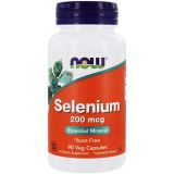 Now Foods Selenium 200 mcg Yeast Free 90 Capsules (Pack of 2)