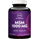 MRM Nutrition MSM 1000mg Methyl-sulfonyl-Methane Capsules Joint Health Hair + Skin + Nails Bioavailable Form of Sulfur Gluten-Free + Vegan 120 Servings