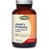 Flora - Adults Probiotic Blend, Six Adult-Specific Strains, Gluten Free, Raw Probiotic with 17 Billion Cells, 120 Vegetarian Capsules