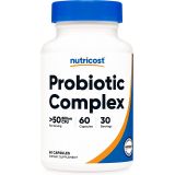 Nutricost Probiotic Complex - 50 Billion CFU, 60 Capsules - Probiotic for Men and Women - Vegetarian Capsules, Non-GMO, Gluten Free