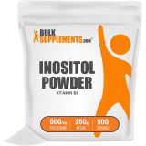 BulkSupplements.com Inositol Powder - Vitamin B8 Supplement for Antioxidants & Liver Support - Unflavored, Gluten Free, No Filler - 500mg per Serving, 500 Servings (250 Grams - 8.8