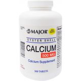 Major Pharmaceuticals Major, Oyster Shell Calcium 500mg 300 tablets