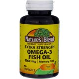 Natures Blend Fish Oil 1760 mg Omega 3 Extra Strength - 60 Softgels
