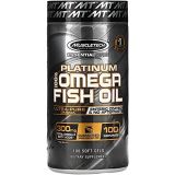 Omega 3 Fish Oil Capsules MuscleTech 100% Omega Fish Oil Burpless Fish Oil Supplement Omega 3 Fatty Acid Supplement Fish Oil 1000mg Pills, 100 Count