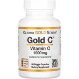 California Gold Nutrition Gold C, USP Grade Vitamin C, 1,000 mg, 60 Veggie Capsules