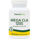 NaturesPlus Mega CLA 1200 - 60 Softgels - 1200 mg Conjugated Linoleic Acid - Natural, Stimulant Free - for Women & Men - Gluten Free - 60 Servings