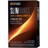 BodyDynamix Slimvance Core Slimming Complex Supplements Supports Reduction in Body Fat and Increased Energy Achieve Weight Loss Goals Stimulant Free, Vegetarian Formula 60 Capsules