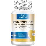 For Becared One Fermented Cod Liver Oil 120 Softgels,Omega-3+ Vitamins A & D-Heart & Brain Health, Healthy Immunity, Overall Wellness (Lemon Flavor)